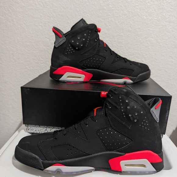Men's Jordan 6 Infrared Black (2014) Sz 11 (Near DS) - Picture 2 of 7